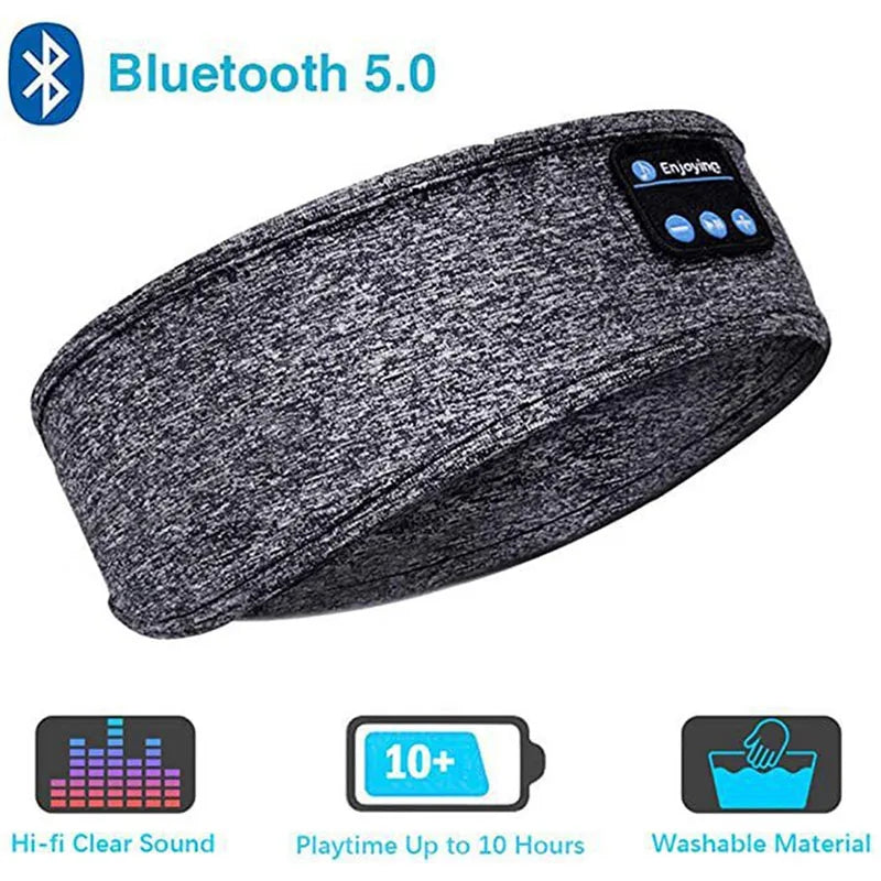 SleepSound - Bluetooth Sleep Headband with Ultra Comfortable Wireless Earbuds