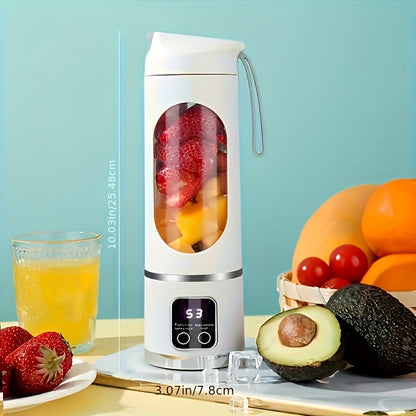 [Portable Blender] Portable Rechargeable Blender & Juicer | Easy Clean, 10.14oz to 16.91oz Capacity, Perfect for Fruit & Vegetable Drinks, Milkshakes
