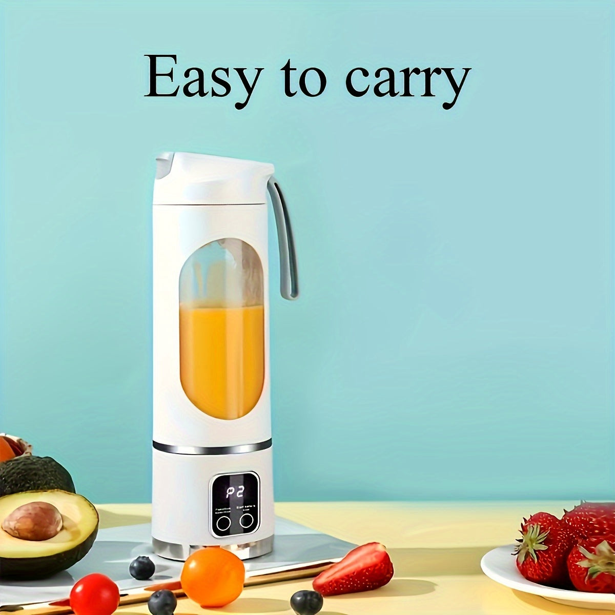 [Portable Blender] Portable Rechargeable Blender & Juicer | Easy Clean, 10.14oz to 16.91oz Capacity, Perfect for Fruit & Vegetable Drinks, Milkshakes