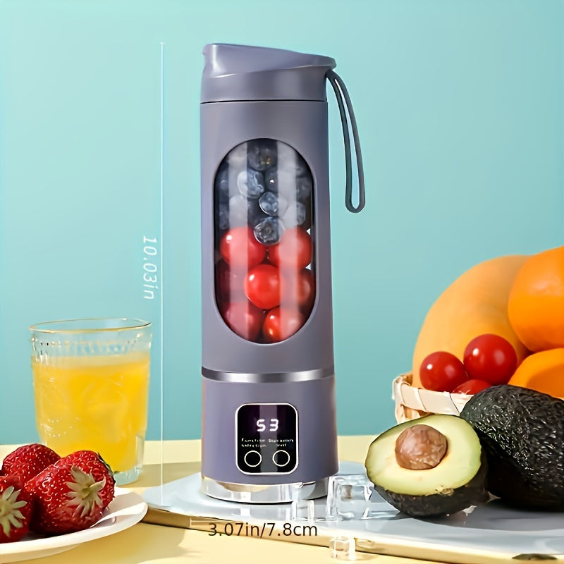 [Portable Blender] Portable Rechargeable Blender & Juicer | Easy Clean, 10.14oz to 16.91oz Capacity, Perfect for Fruit & Vegetable Drinks, Milkshakes