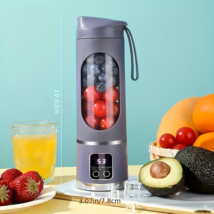 [Portable Blender] Portable Rechargeable Blender & Juicer | Easy Clean, 10.14oz to 16.91oz Capacity, Perfect for Fruit & Vegetable Drinks, Milkshakes