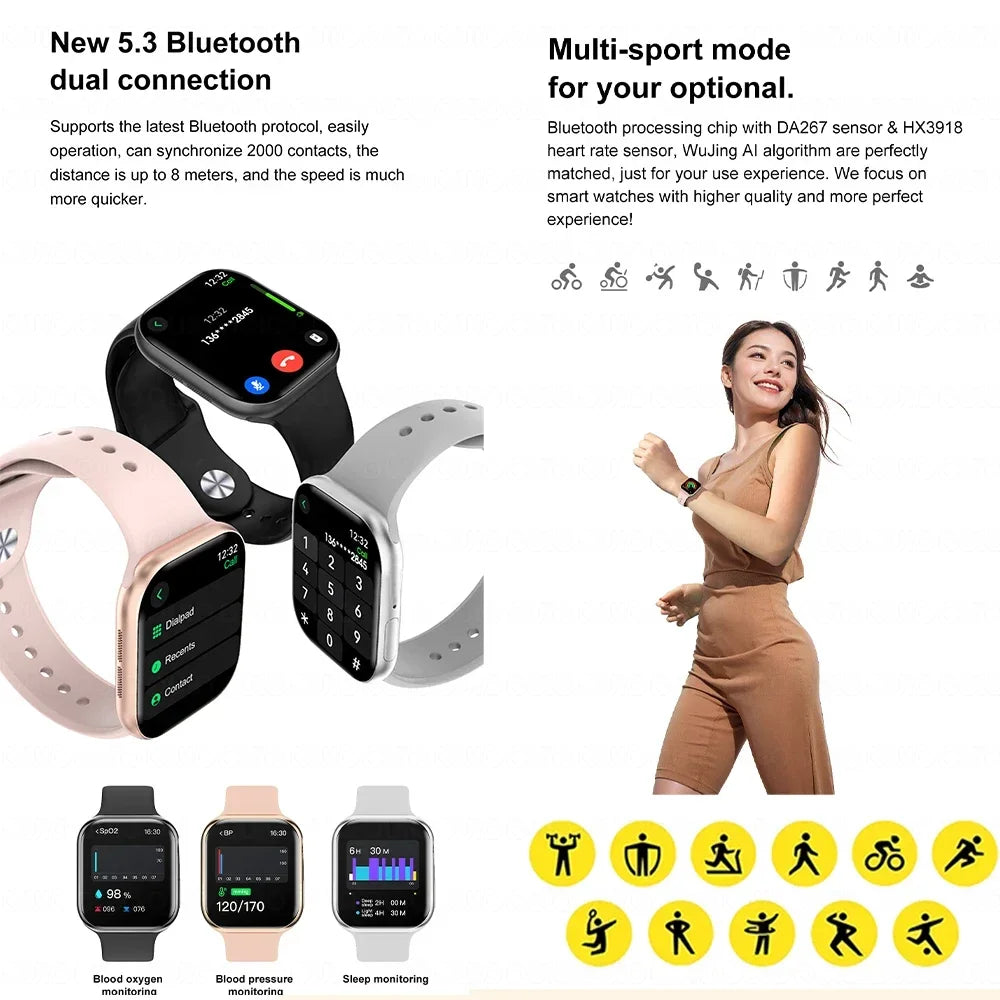 AstraWatch 10 – AMOLED Smartwatch with Bluetooth Calling and Health Tracking