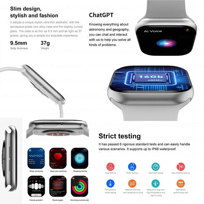 AstraWatch 10 – AMOLED Smartwatch with Bluetooth Calling and Health Tracking