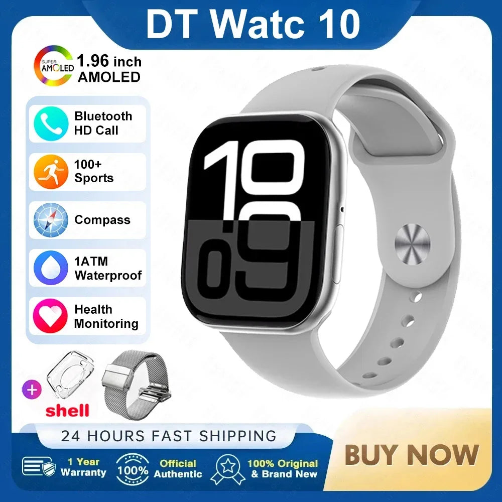AstraWatch 10 – AMOLED Smartwatch with Bluetooth Calling and Health Tracking