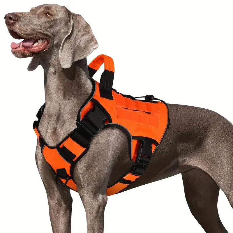 SafeWalk - No-Pull Harness for Large Dogs with Control Handle and Reflective Strips