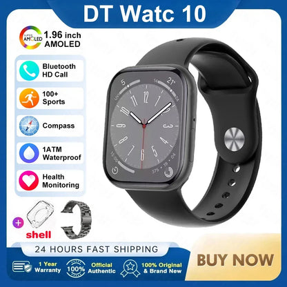 AstraWatch 10 – AMOLED Smartwatch with Bluetooth Calling and Health Tracking