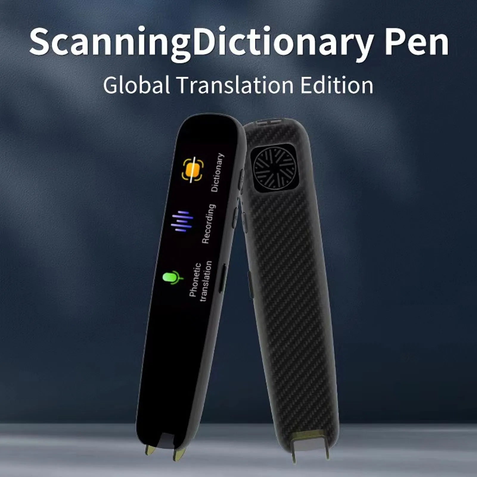 A6S scanning translator pen – vue de face et de dos