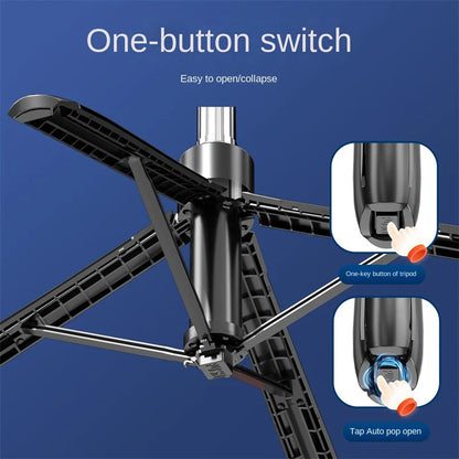 180cm Smartphone Tripod 2025 – Extendable Selfie Stand with Bluetooth Remote