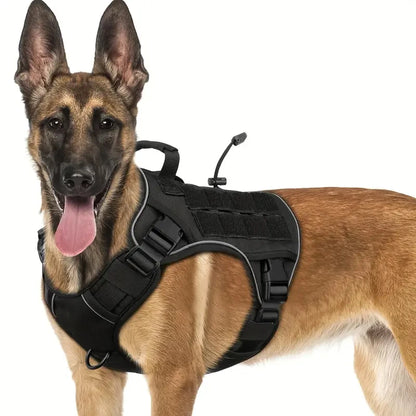 SafeWalk - No-Pull Harness for Large Dogs with Control Handle and Reflective Strips