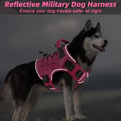 SafeWalk - No-Pull Harness for Large Dogs with Control Handle and Reflective Strips
