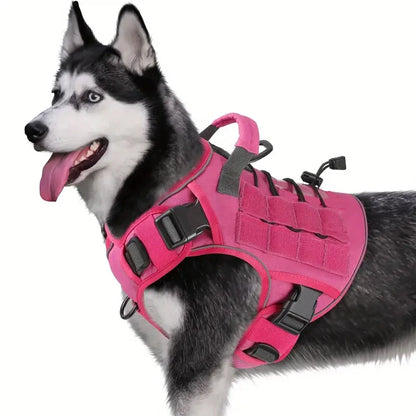 SafeWalk - No-Pull Harness for Large Dogs with Control Handle and Reflective Strips