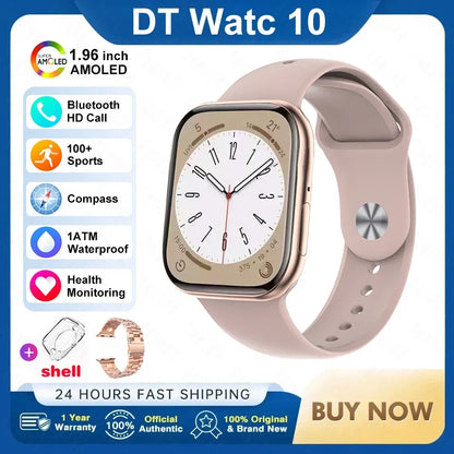 AstraWatch 10 – AMOLED Smartwatch with Bluetooth Calling and Health Tracking
