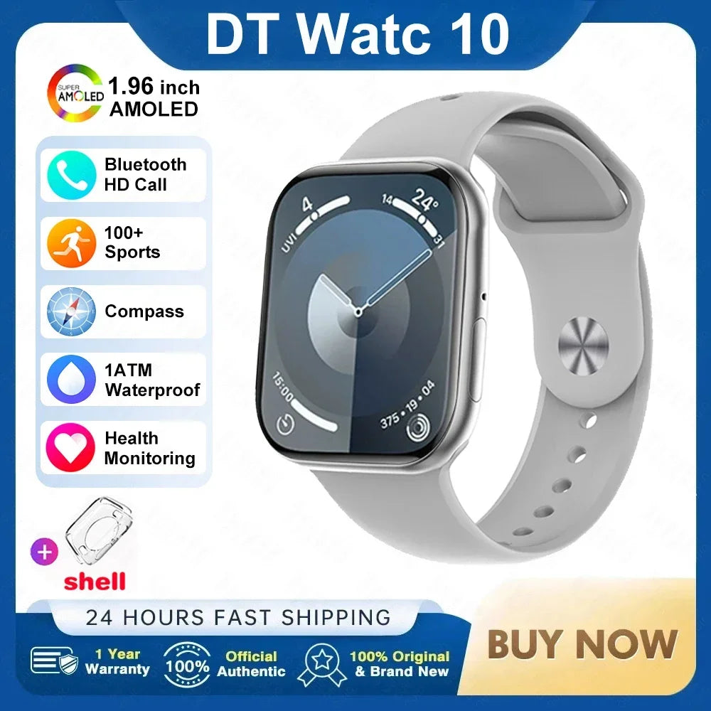 AstraWatch 10 – AMOLED Smartwatch with Bluetooth Calling and Health Tracking