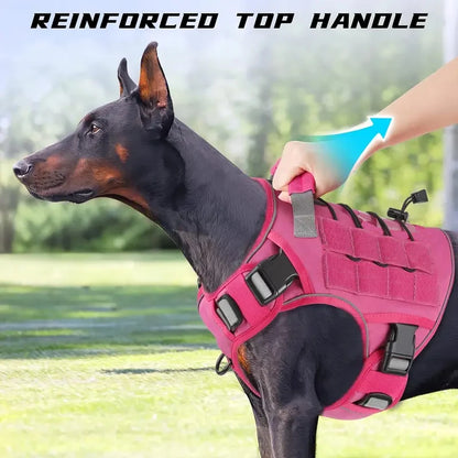 SafeWalk - No-Pull Harness for Large Dogs with Control Handle and Reflective Strips