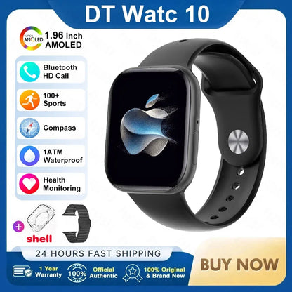 AstraWatch 10 – AMOLED Smartwatch with Bluetooth Calling and Health Tracking