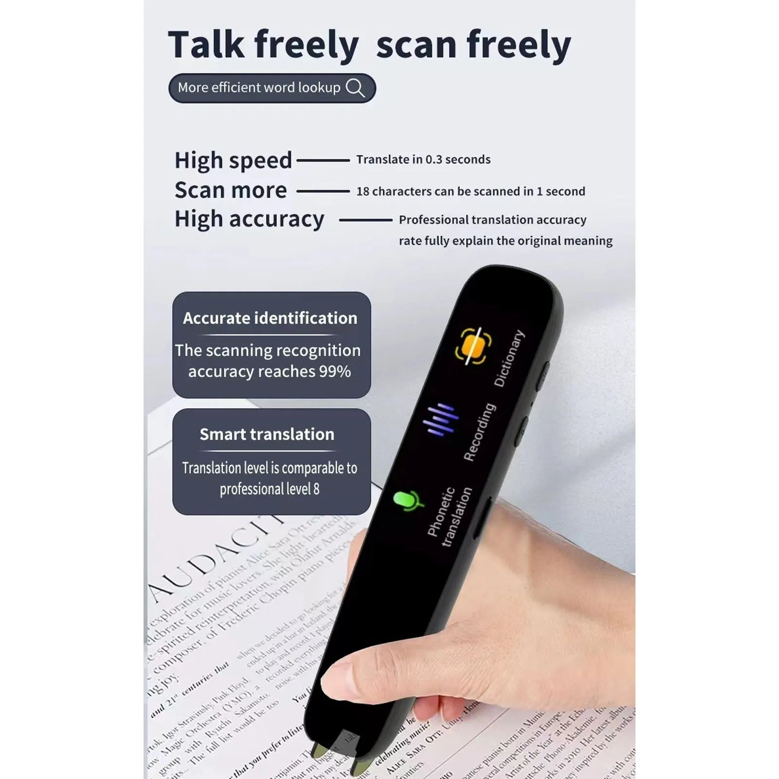 Stylo électronique multifonction pour voyage